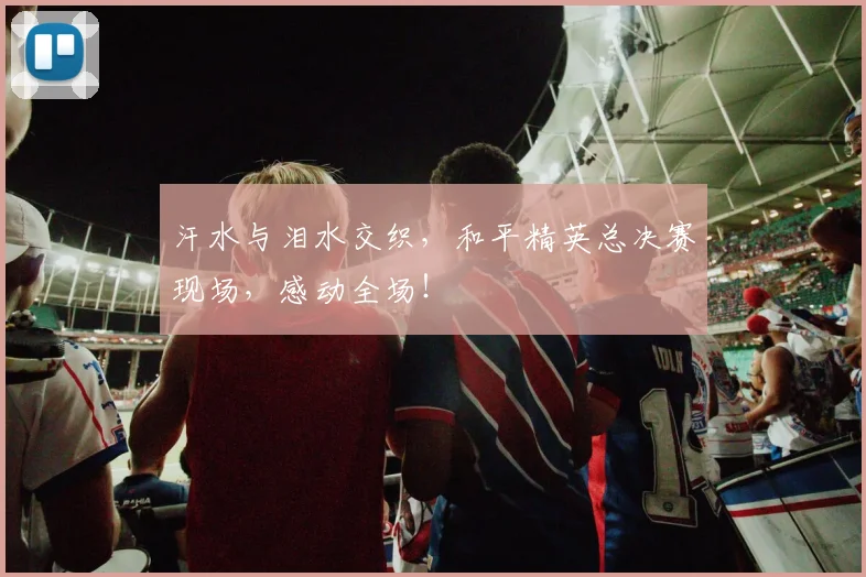 汗水与泪水交织，和平精英总决赛现场，感动全场！